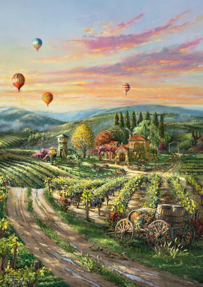 Пазл Schmidt Spiele Thomas Kinkade Studios Мирный Виноградник Photo 2
