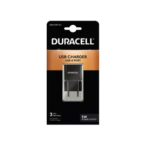 Duracell DRACUSB1-EU PDA/mobīlo telefonu lādētājs E-grāmatu lasītājs, Viedtālrunis Melns AC, USB Iekštelpas