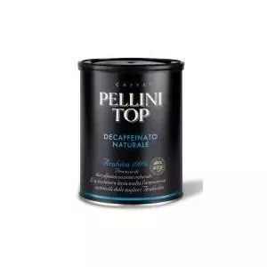 Pellini TOP DECAFFEENATO Молотый кофе 100% арабика , 250 г (банка)