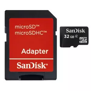 Flash memory SanDisk 32GB microSDHC Class 4 SDSDQB-032G-B35