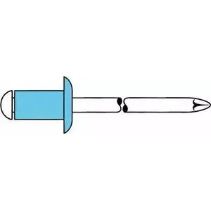 Blind rivet GESIPA 6330134 VA A2 3×6 mm flat head for 1–3 mm material thickness