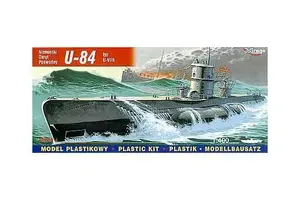 Scale Plastic Model Kit Mirage U-Boot U-84 VIIB (plastic assembly model, Mirage MPN 40410)