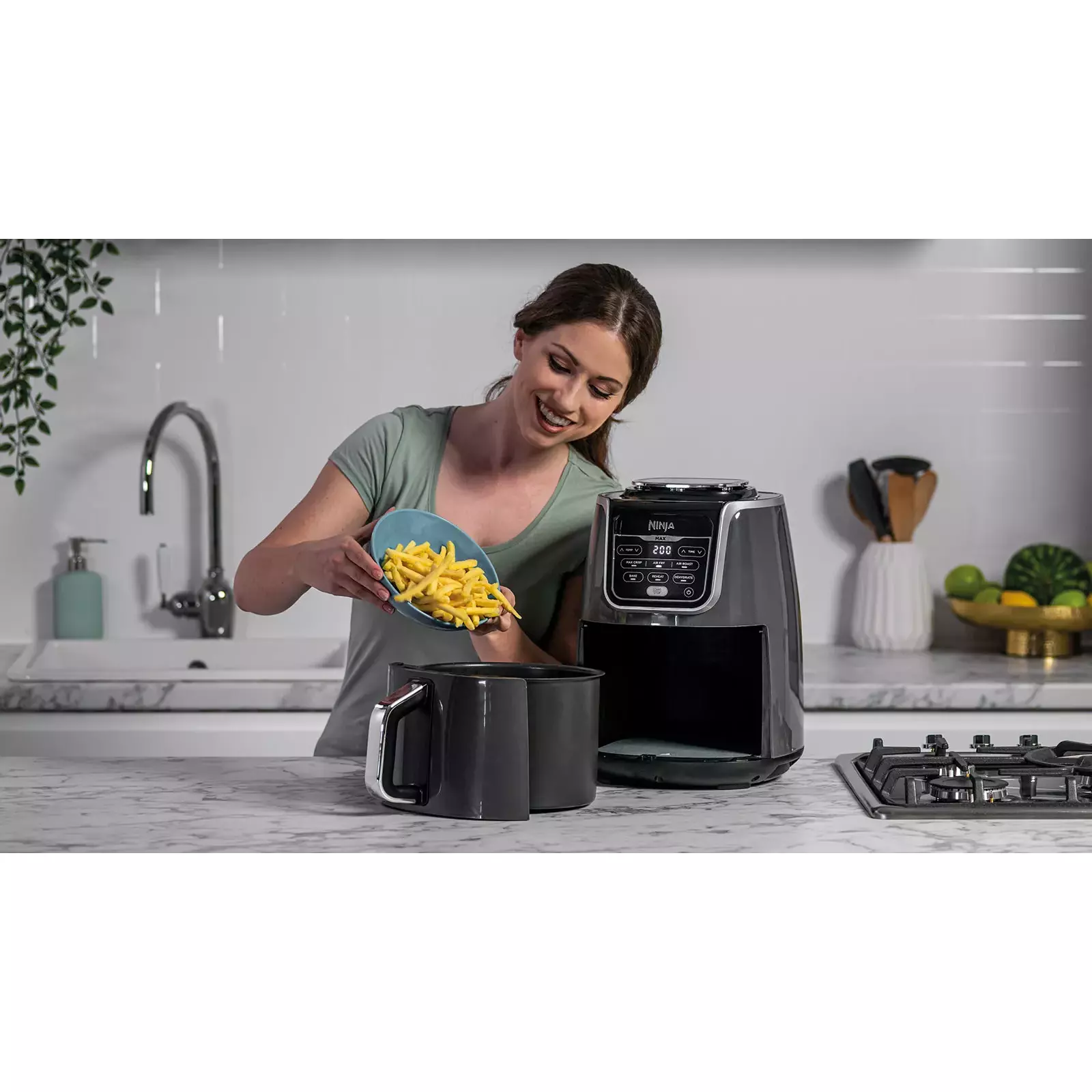 Buy Ninja SharkNinja AF160EUR Max Airfryer 1750 W Grey, Black