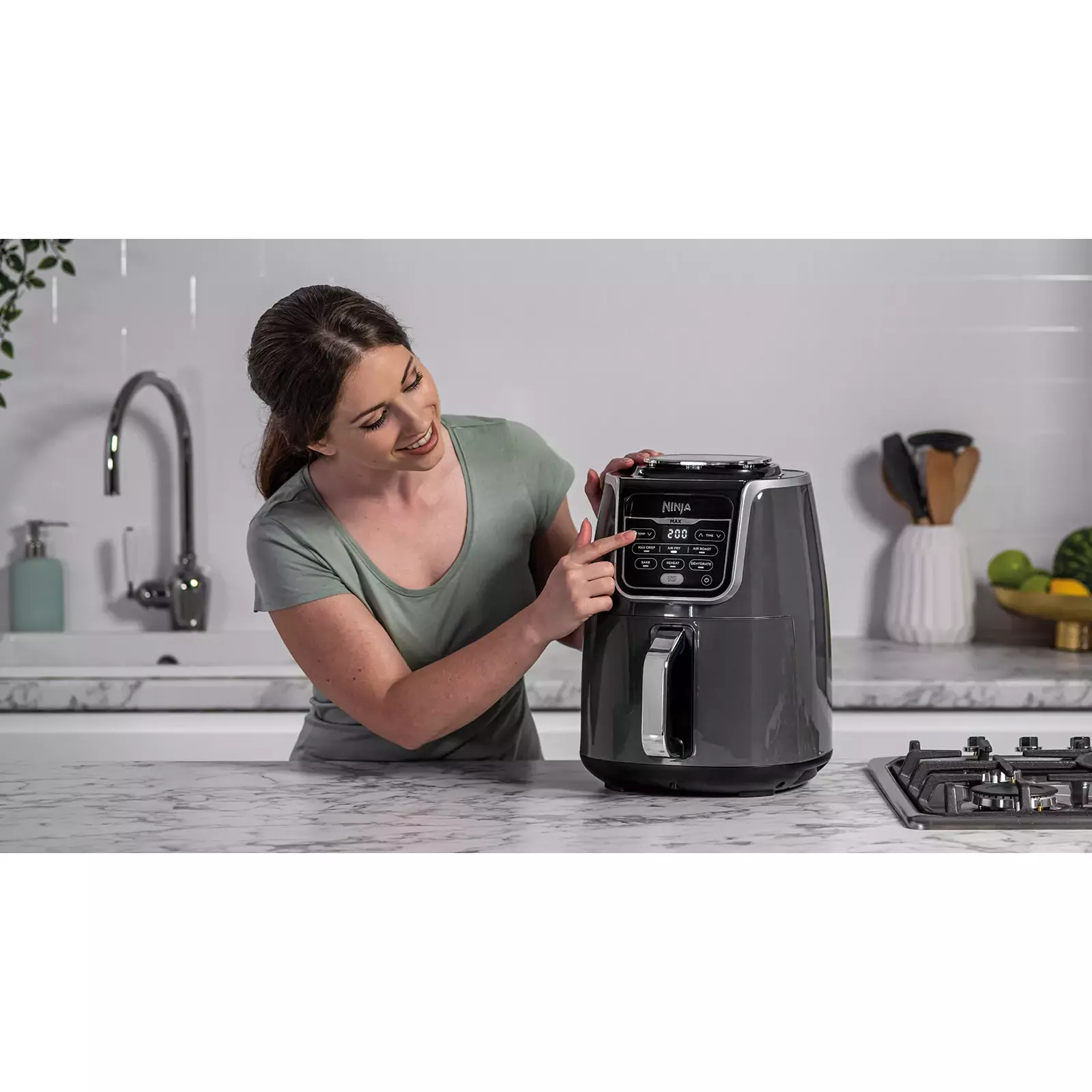 Buy Ninja SharkNinja AF160EUR Max Airfryer 1750 W Grey, Black