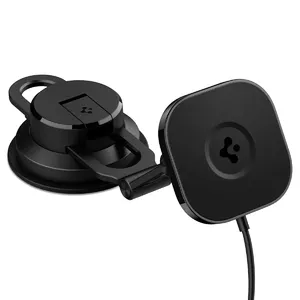 Автомобильный держатель Spigen OneTap Pro 3 с магнитной беспроводной зарядкой для смартфонов