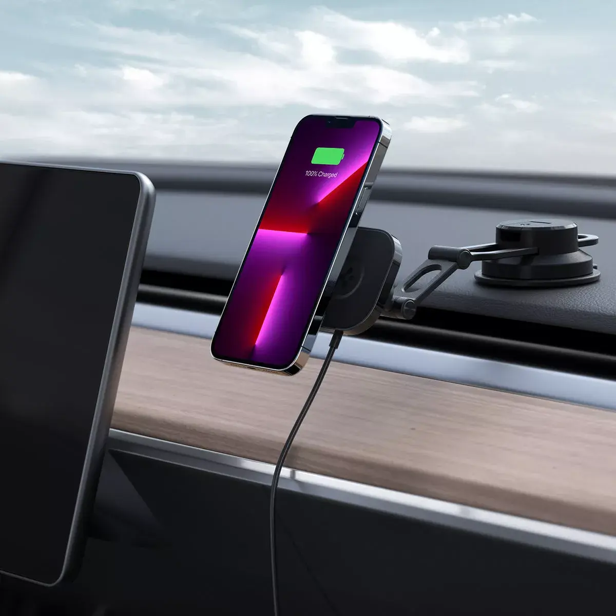 Автодержатель Spigen OneTap Pro 3 с беспроводной зарядкой Photo 11