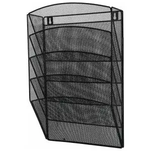 Shelf Q-Connect KF04726 metal A4 black, set of 5