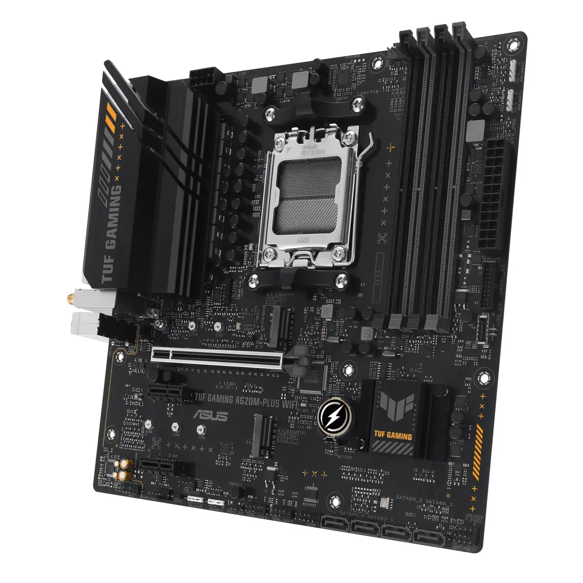 ASUS TUF GAMING A620M-PLUS WIFI micro ATX mātesplate Photo 6