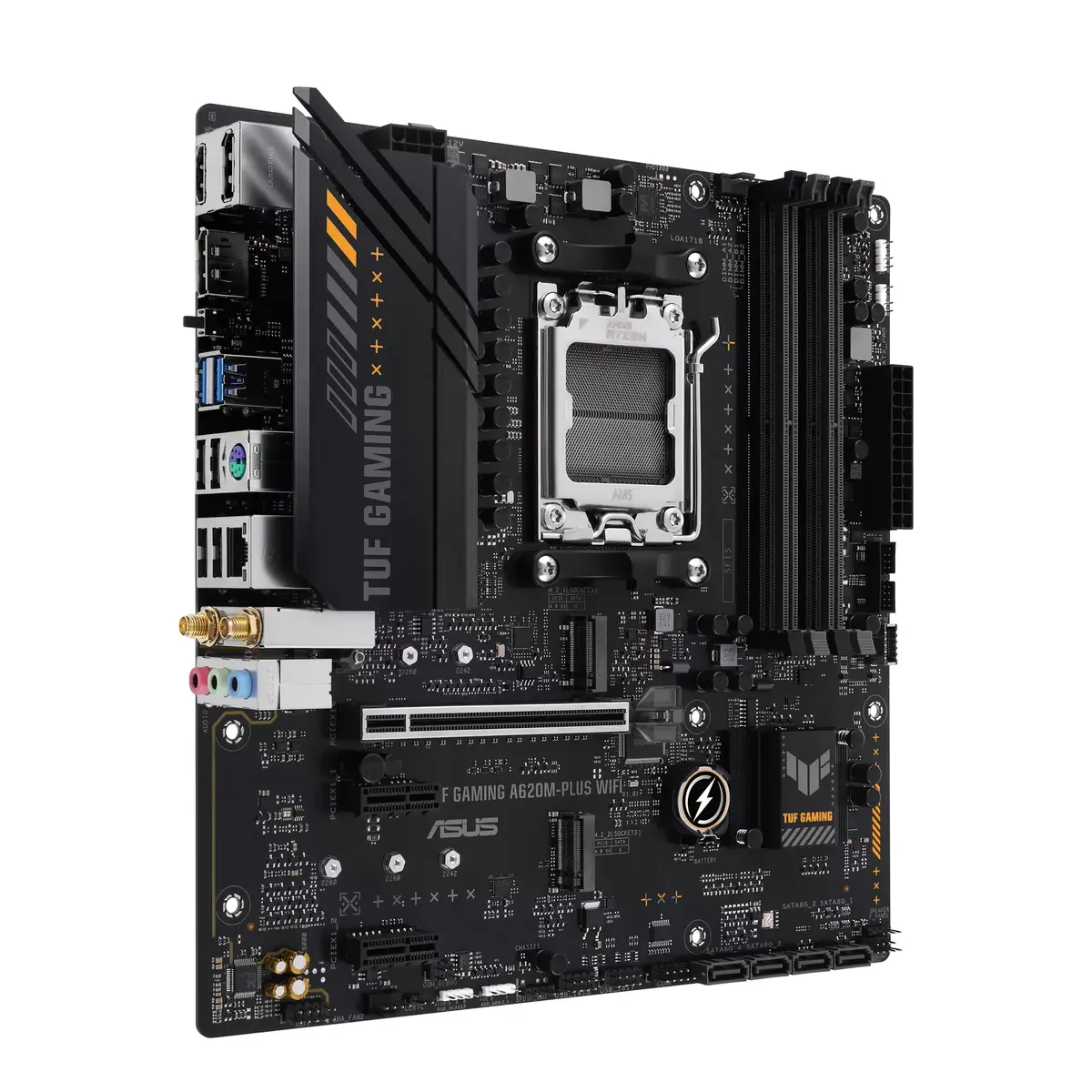 ASUS TUF GAMING A620M-PLUS WIFI micro ATX mātesplate Photo 7