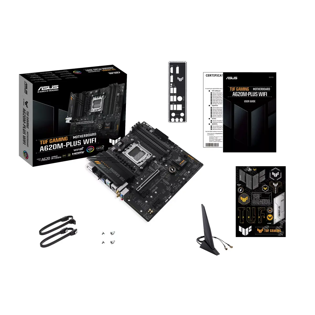 ASUS TUF GAMING A620M-PLUS WIFI micro ATX mātesplate Photo 8