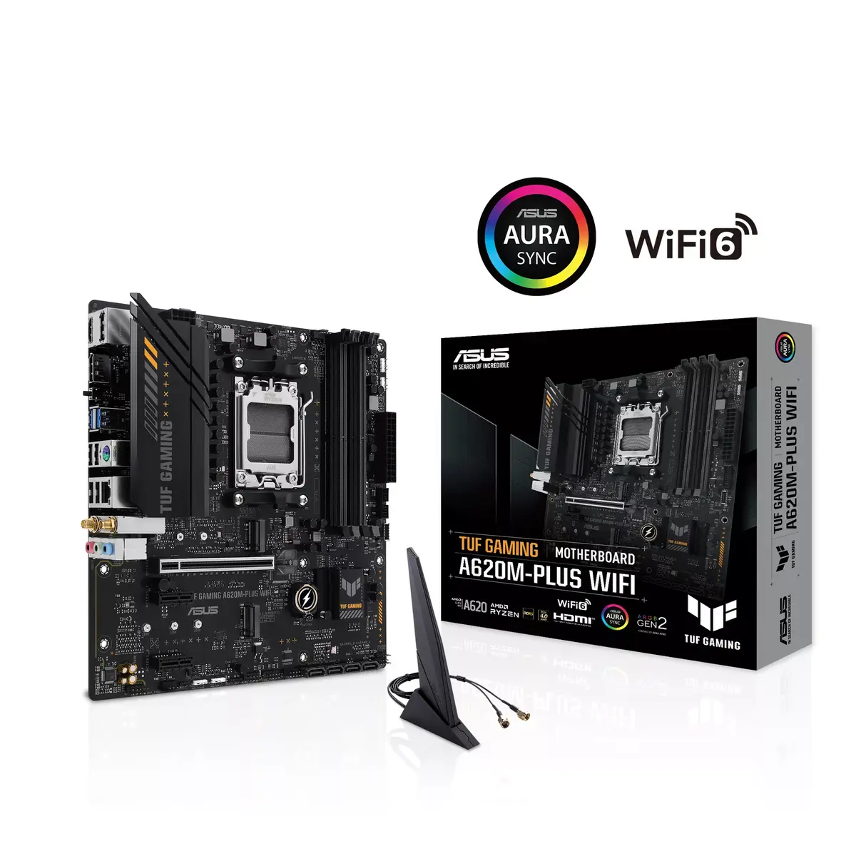 ASUS TUF GAMING A620M-PLUS WIFI micro ATX mātesplate Photo 9