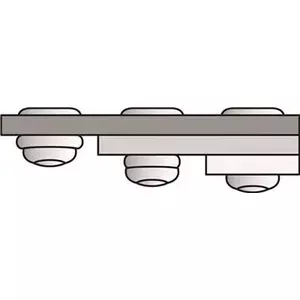 Blind rivet GESIPA 4.8x10 mm aluminum body steel mandrel PolyGrip (MPN 6700144)