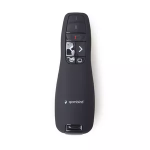 Gembird *Wireless presenter with laser pointer rādāmkoks 660 nm 10 m Melns