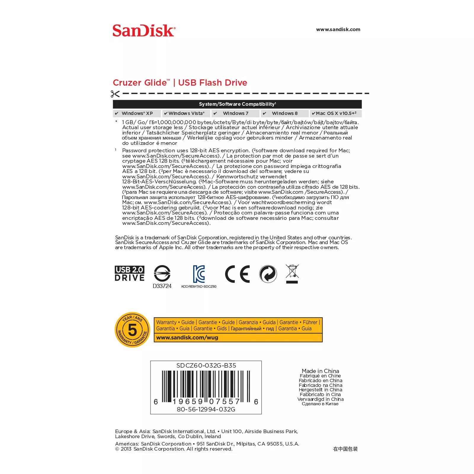 SANDISK SDCZ60-032G-B35 Photo 5