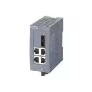 Siemens industriālais nepārvaldāms komutators SCALANCE XB004-1 Ethernet pieslēgvietu skaits 4 1 LAN pārraides ātrums 100 MBit/s Darbības spa (6GK5004-1BD00-1AB2)