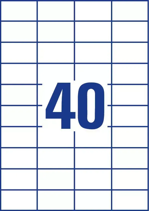 Self-adhesive label Avery 3651 Photo 3