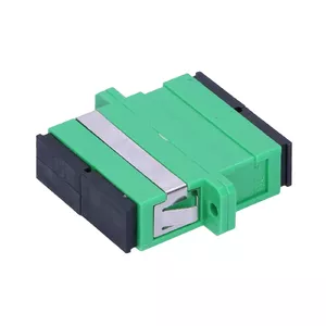 Адаптер Extralink SC/APC дуплекс, одномодовый, зелёный