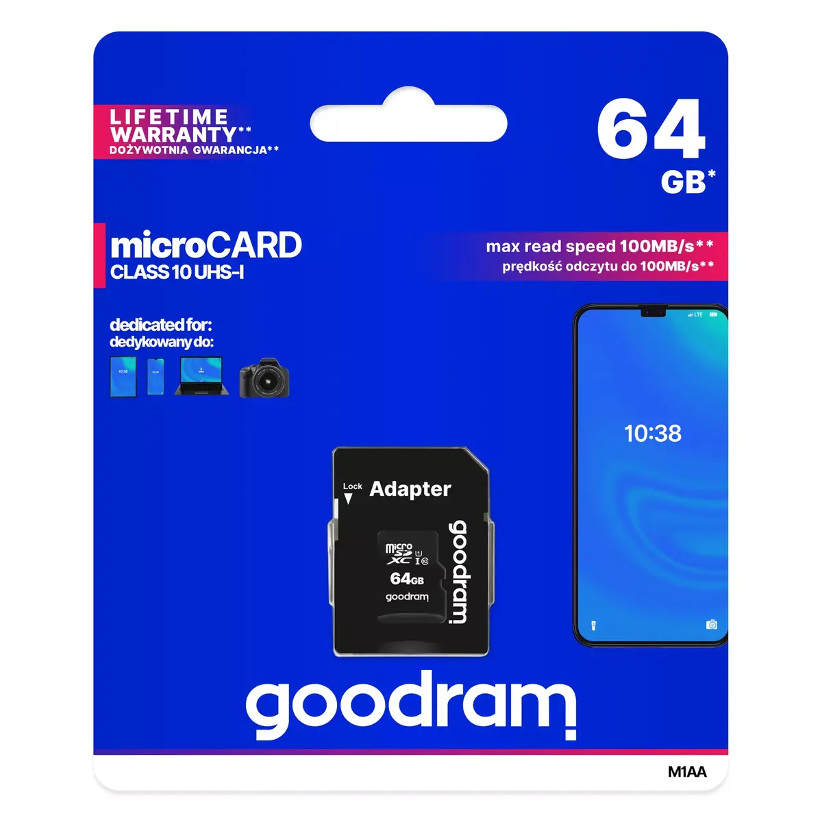 MicroSDXC Goodram 64GB M1AA Photo 5