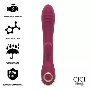 Вибратор CICI BEAUTY Силиконовый Кролик Розовый