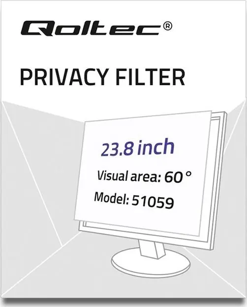 Privātuma filtrs QOLTEC 51059 23.8"