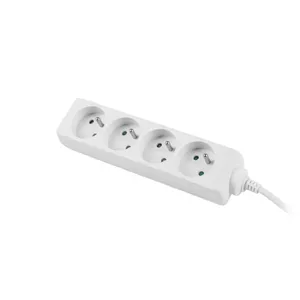 Удлинитель Lanberg PS0-04E-0150-W 1.5м 4 розетки Внутренний Белый