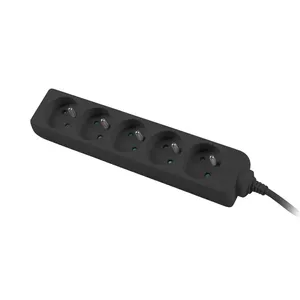Удлинитель Lanberg PS0-05E-0150-BK 1.5м 5 розеток Черный