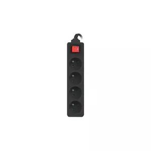 Удлинитель Lanberg PS1-04E-0150-BK 1.5 м 4 розетки Внутренний Черный
