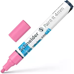 Akrila marķieris Schneider Electric Paint-it 320 4 mm gaiši rozā