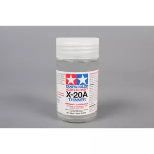 Tamiya X-20A acrylic paint 46 ml Transparent Bottle