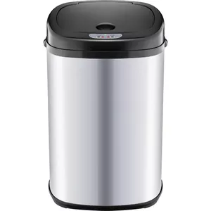 Trash can LAMART LT8021 stainless steel pedal, motion sensor, 30 L, 34×25×54 cm