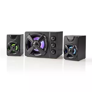 Nedis GSPR31021BK 2.1 Channel Wired PC Speaker System 11 W Black