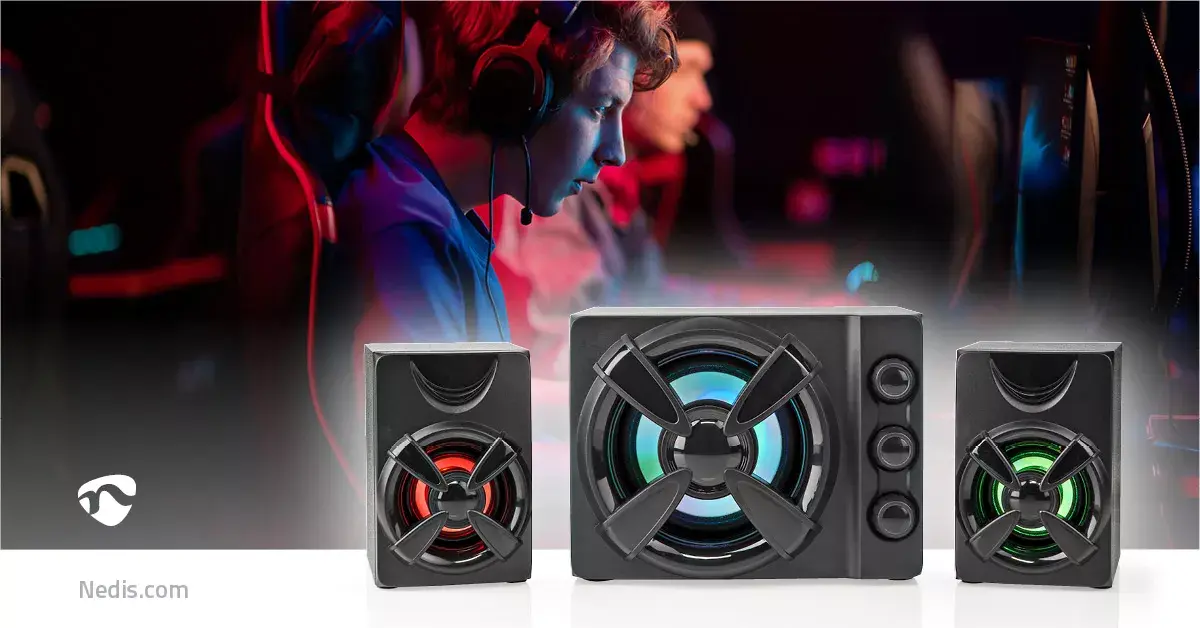 Акустическая система Nedis GSPR31021BK 2.1 для ПК Photo 13