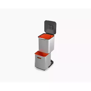 Waste & Recycling Bin Joseph Joseph Totem Compact 40L Stainless-steel Width 300 mm Depth 366 mm Height 760 mm