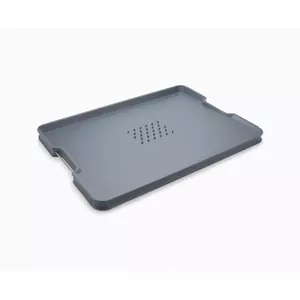 Cutting board Joseph Joseph Cut&Carve rectangular stainless steel, 410×290×25 mm, blue