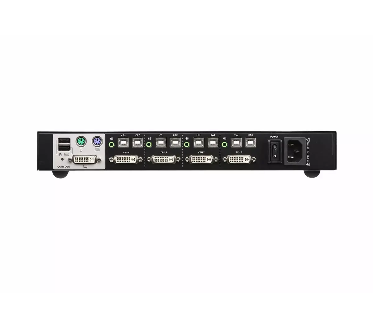 KVM переключатель ATEN 4-Port USB DVI Secure Photo 2