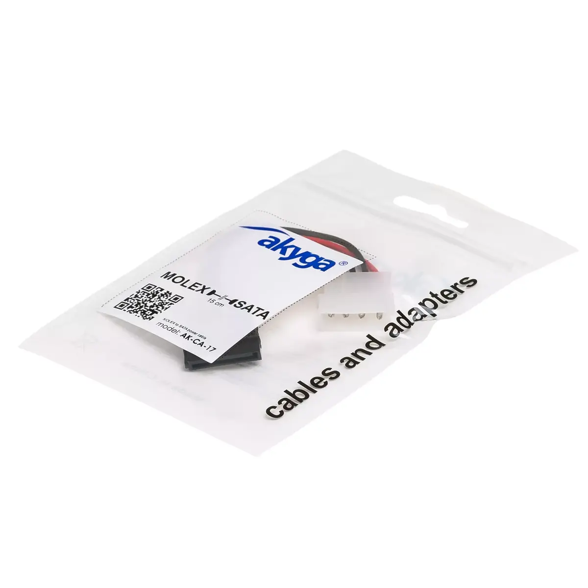 Akyga AK-CA-17 Molex uz SATA barošanas kabelis Photo 2