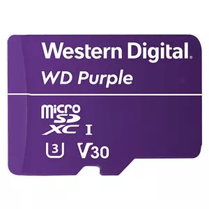 Memory card Western Digital Purple MicroSDXC 128 GB — 100 MB/s read, 60 MB/s write, U3/V30