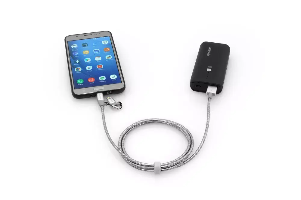 VERBATIM 48869 USB A to Micro-USB B/Lightning cable Photo 3