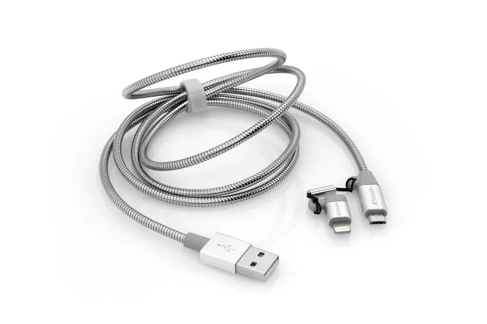 VERBATIM 48869 USB A to Micro-USB B/Lightning cable Photo 7