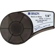 Pašlīmējoša printera etiķete Brady 139744 Melna