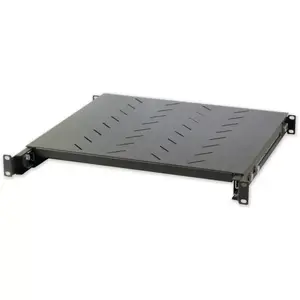 Adjustable shelf Techly I-CASE SLIDE-350BX Black 40 kg capacity 19 inch
