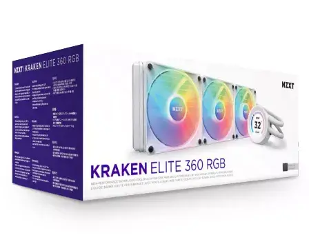 NZXT Kraken Elite 360 RGB Liquid CPU Cooler Photo 2
