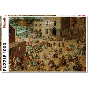 Piatnik Puzzle 1000 - Bruegel bērnu spēles