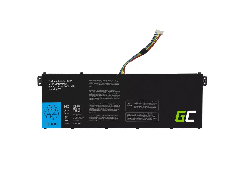 Аккумулятор Green Cell AC62 — LiPo 15,2В 3600мА·ч Photo 2