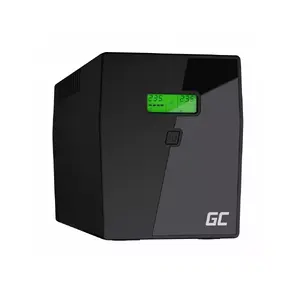 Neatkarīgais barošanas avots Green Cell UPS05 — Line-Interactive 2 kVA / 1200 W, 5x Type F kontaktligzdas, LCD, USB, RJ-45