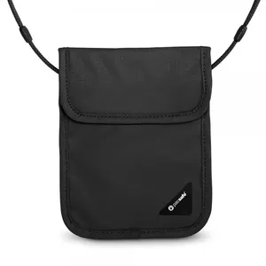 Pacsafe Coversafe X75 Black Polyester Neck Strap Wallet 60g