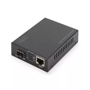 Digitus Gigabit PoE media converter, RJ45 / SFP, PSE