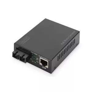 Digitus Gigabit PoE media converter, RJ45 / SC, MM, PSE