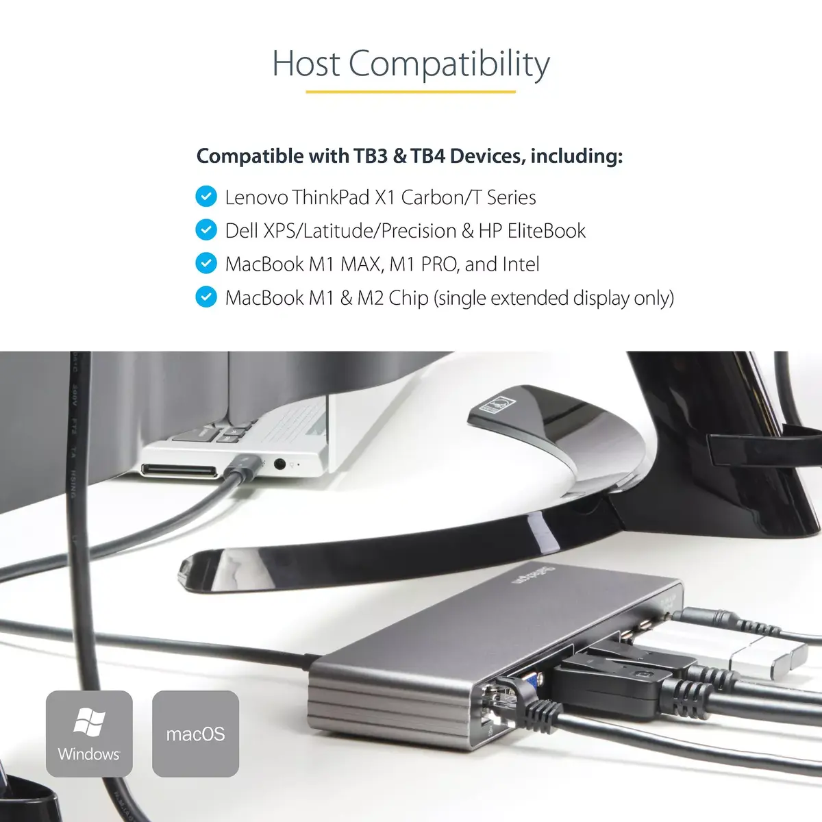StarTech Thunderbolt 3 Dock TB3DK2DHVUE Photo 10