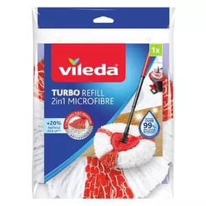 Mop head Vileda Turbo 2in1 Red White